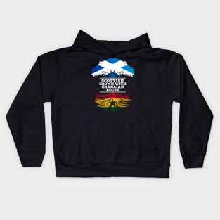 Scottish Grown With Ghanaian Roots - Gift for Ghanaian With Roots From Ghana Kids Hoodie